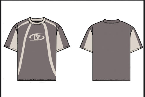 Desteny Performance T-Shirt – Grey/Beige