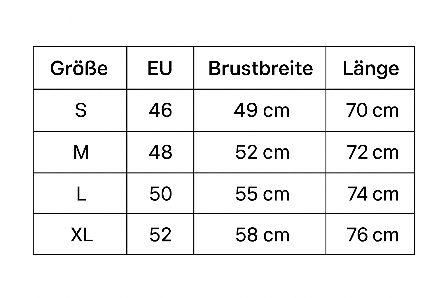 Size Guide